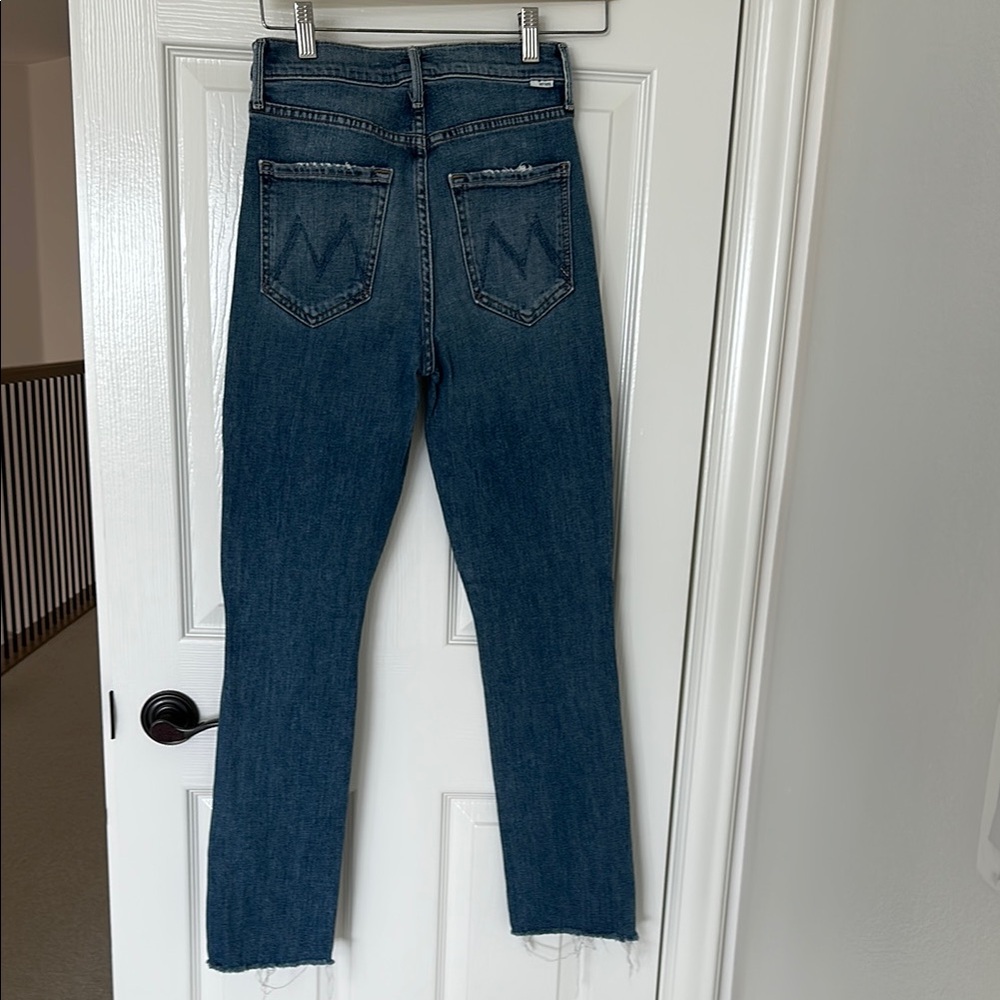 MOTHER Blue Straight Leg Jeans Classic Fit
